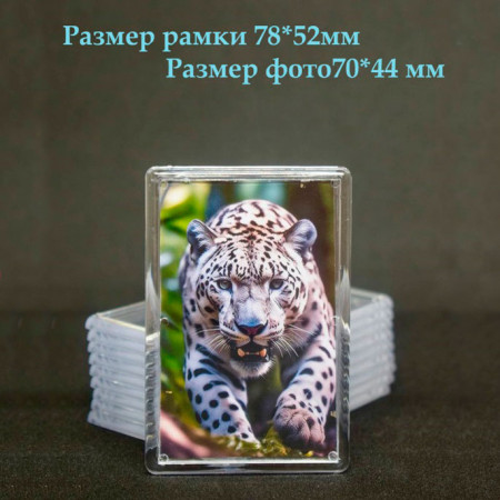 Акриловый магнит 77*52